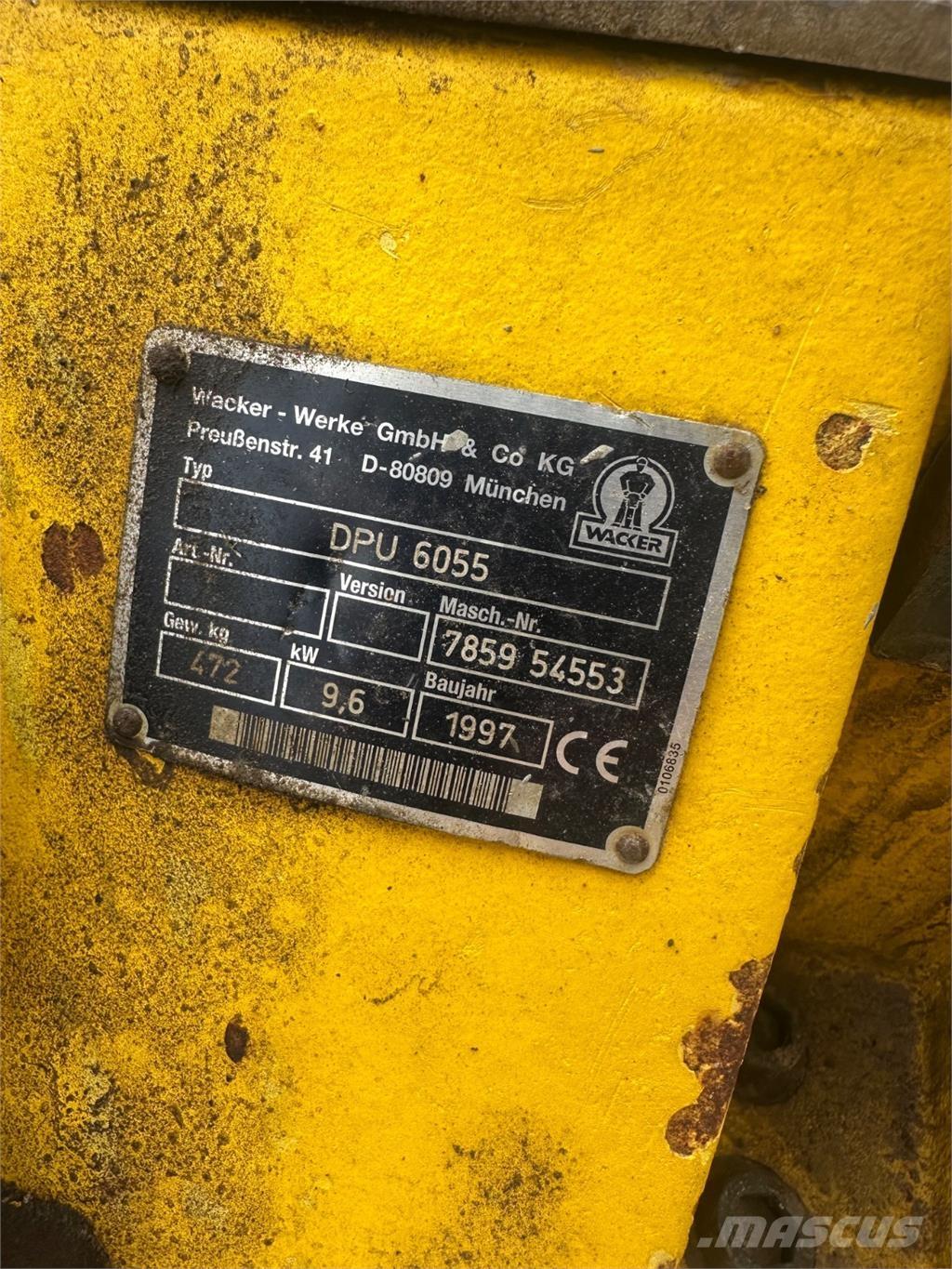  DPU6055 Plate compactors