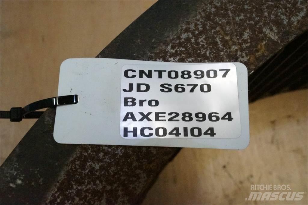 John Deere S670 Combine harvester accessories