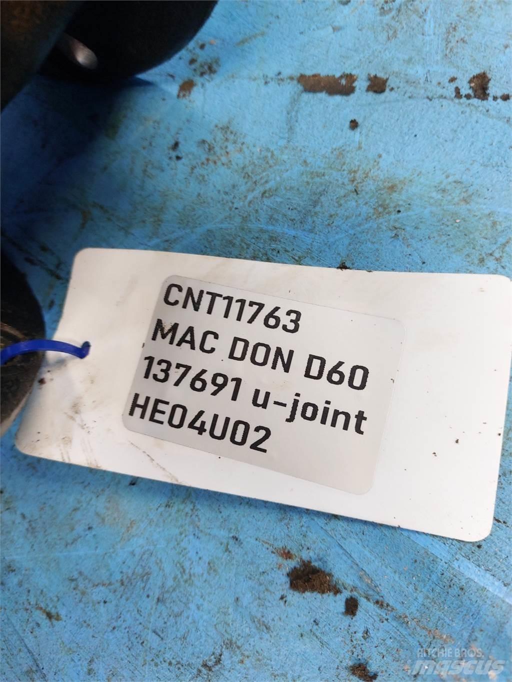 MacDon D60 Combine harvester accessories