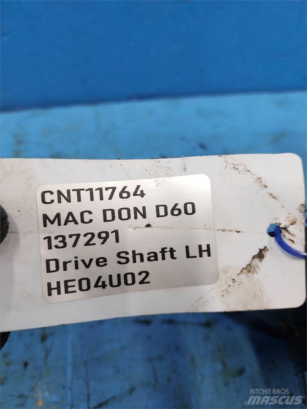 MacDon D60 Combine harvester accessories