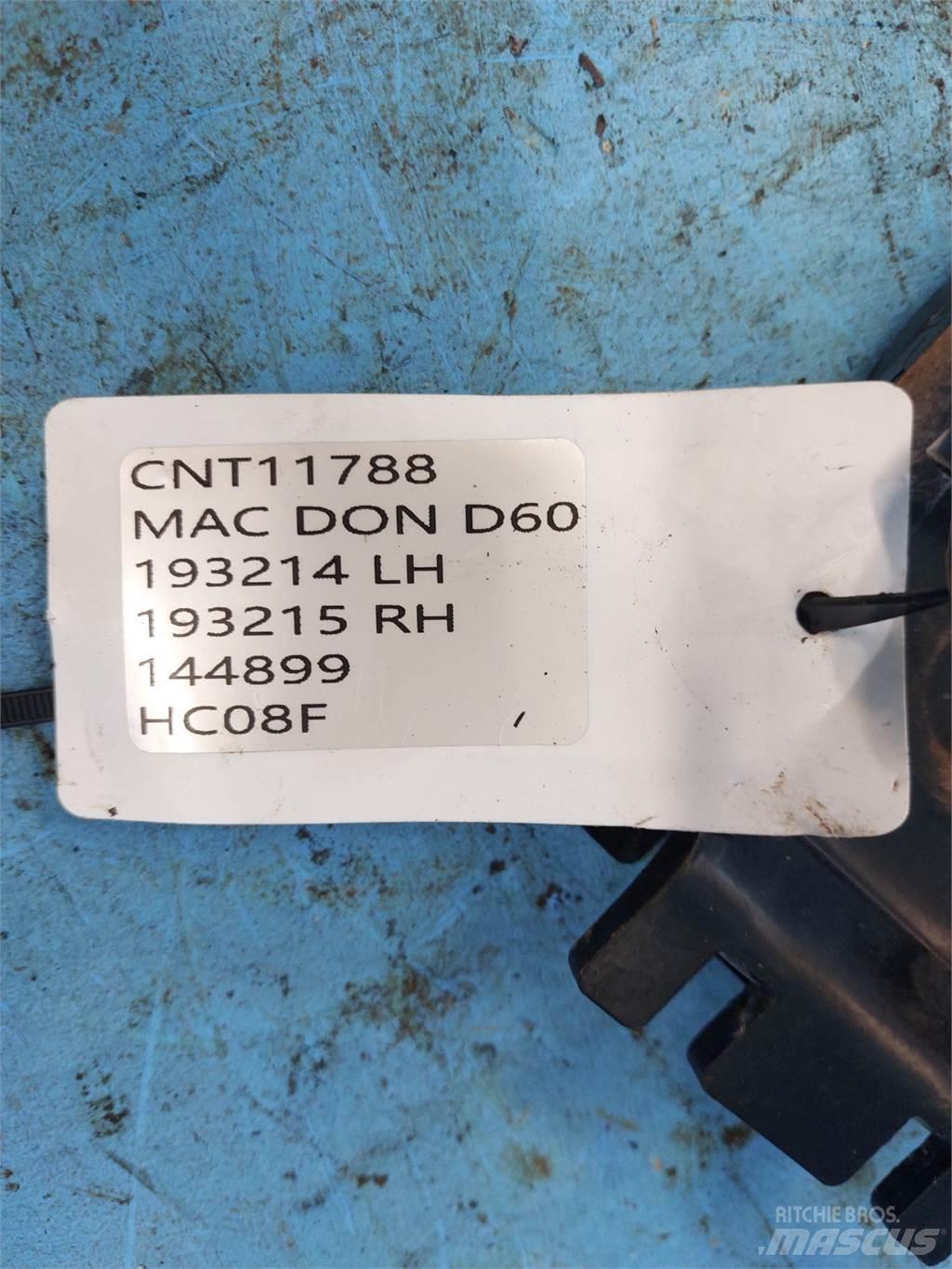 MacDon D60 Combine harvester accessories
