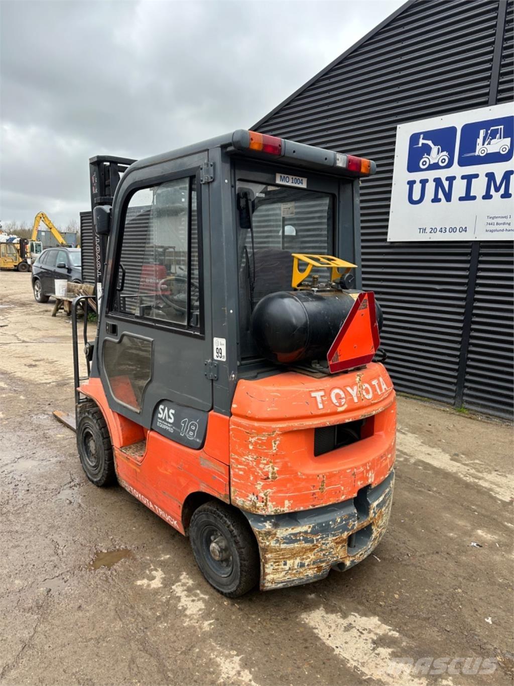 Toyota FG18 LPG trucks