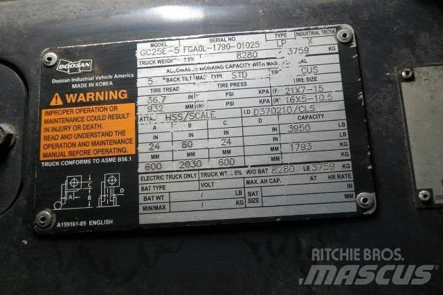 Doosan GC25E-5 Forklift trucks - others