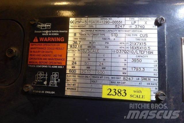 Doosan GC25P-5 Forklift trucks - others