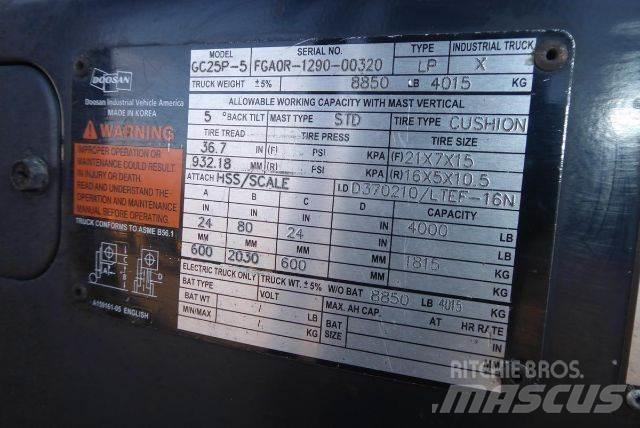Doosan GC25P-5 Forklift trucks - others