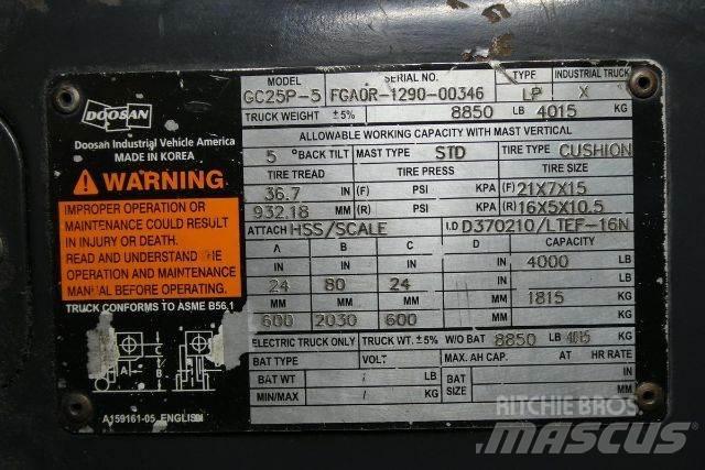 Doosan GC25P-5 Forklift trucks - others