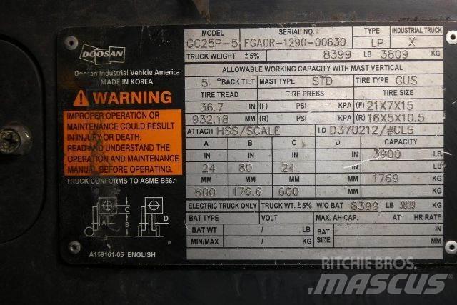 Doosan GC25P-5 Forklift trucks - others