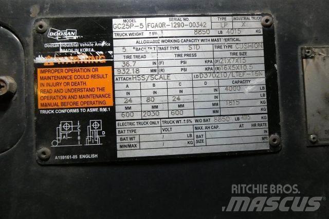 Doosan GC25P-5 Forklift trucks - others