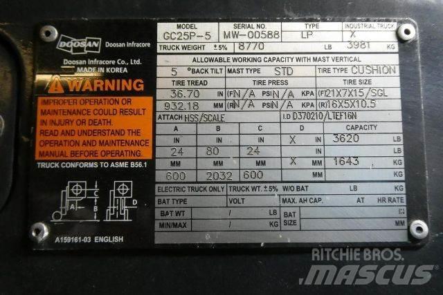 Doosan GC25P-5 Forklift trucks - others
