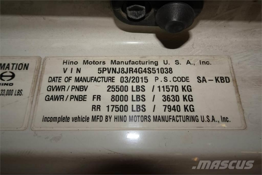 Hino 258 Box body trucks