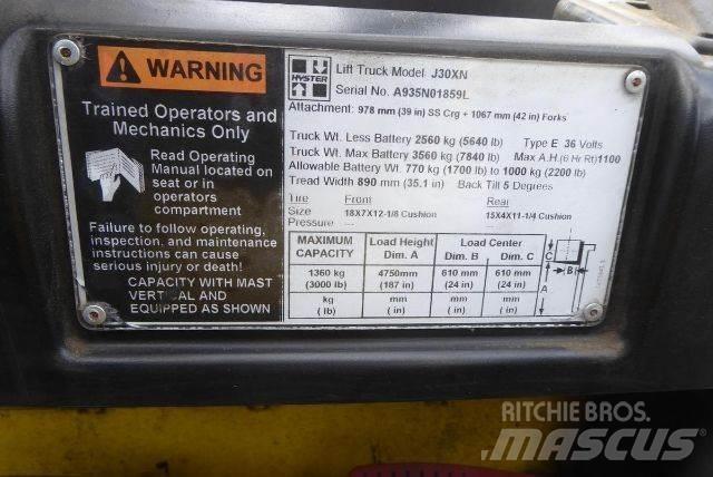 Hyster J30XN Forklift trucks - others