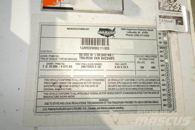 Wabash DVCVHPC Box body trailers
