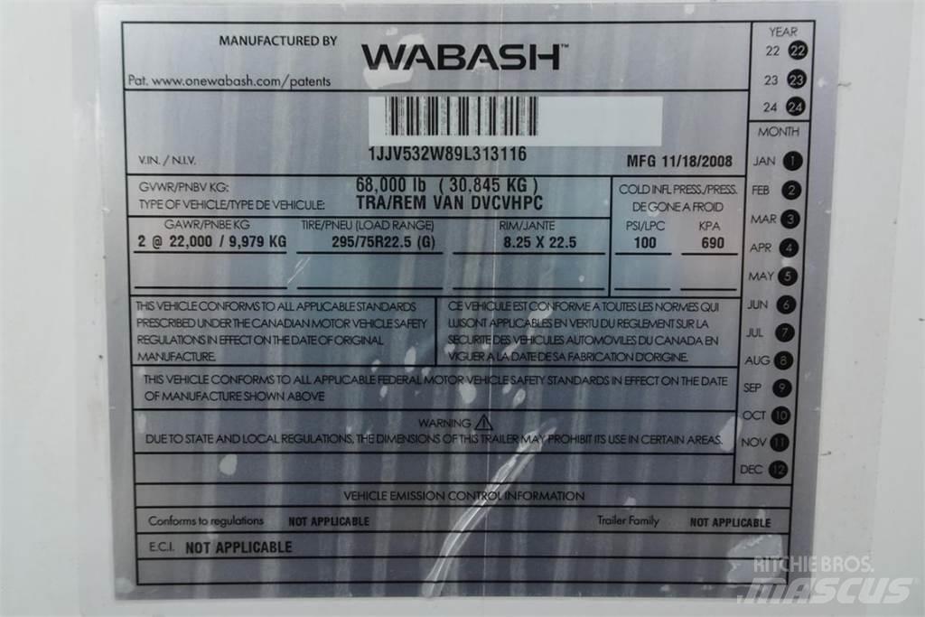 Wabash DVCVHPC Box body trailers