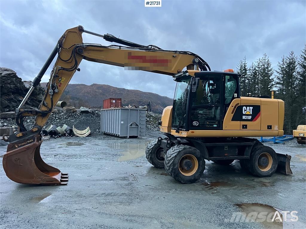 CAT M318F Wheeled excavators