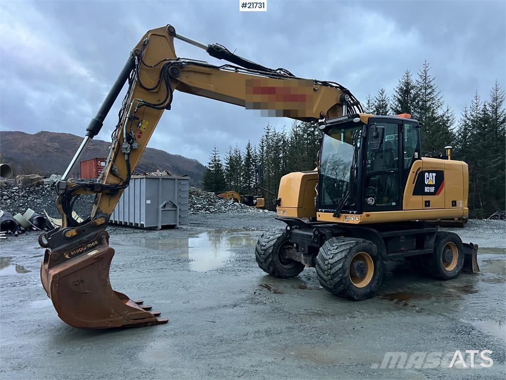 CAT M318F Wheeled excavators