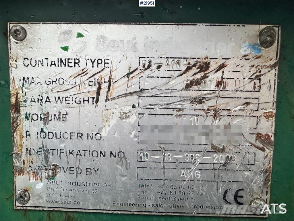  Liftcontainer 10m3 Special containers