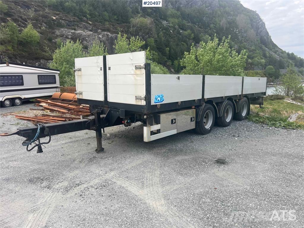  Nor-Slep 3 Akslet Flatbed/Dropside trailers