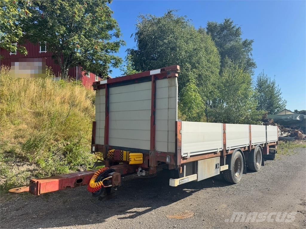 Renders trailer. Flatbed/Dropside trailers