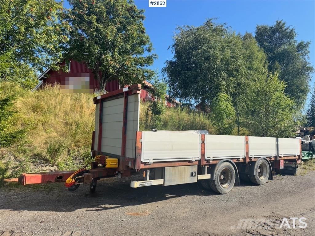 Renders trailer. Flatbed/Dropside trailers