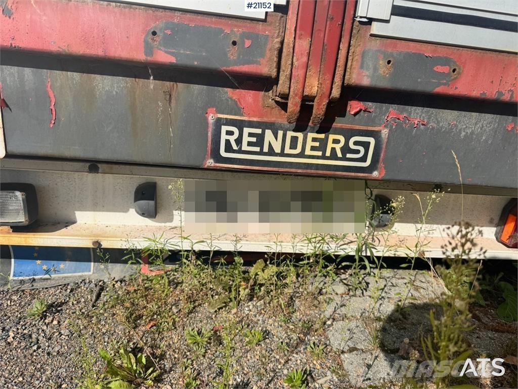 Renders trailer. Flatbed/Dropside trailers