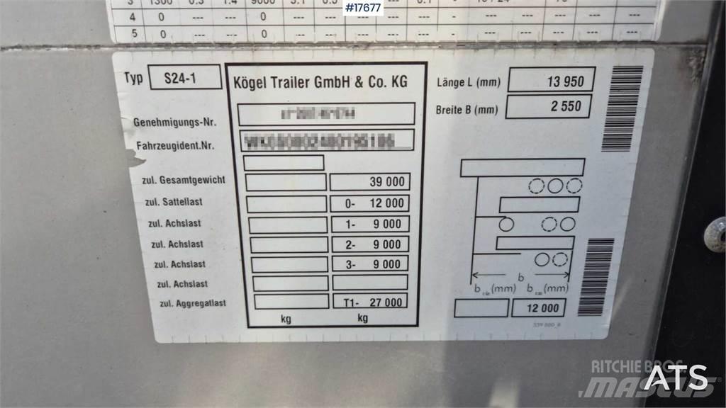 Kögel S-24 Curtainsider semi-trailers