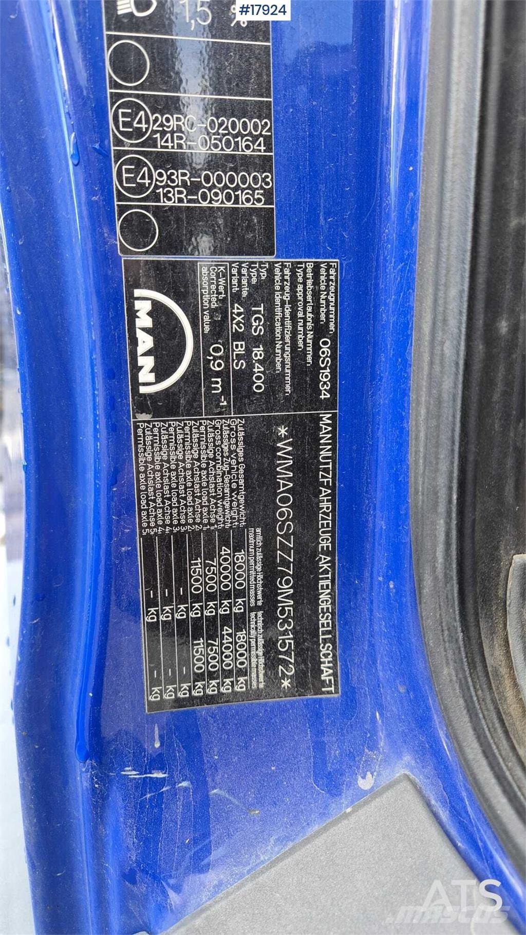 MAN TGS 18.400 Tractor Units