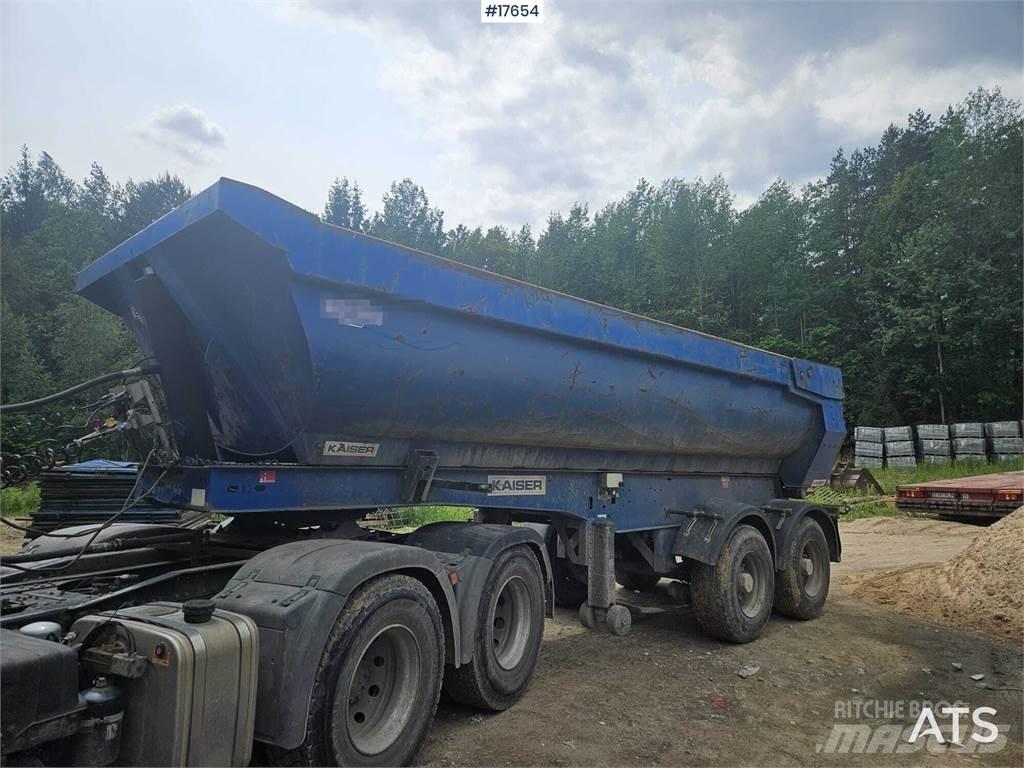 Robuste - KAISER S3302 Tipper semi-trailers