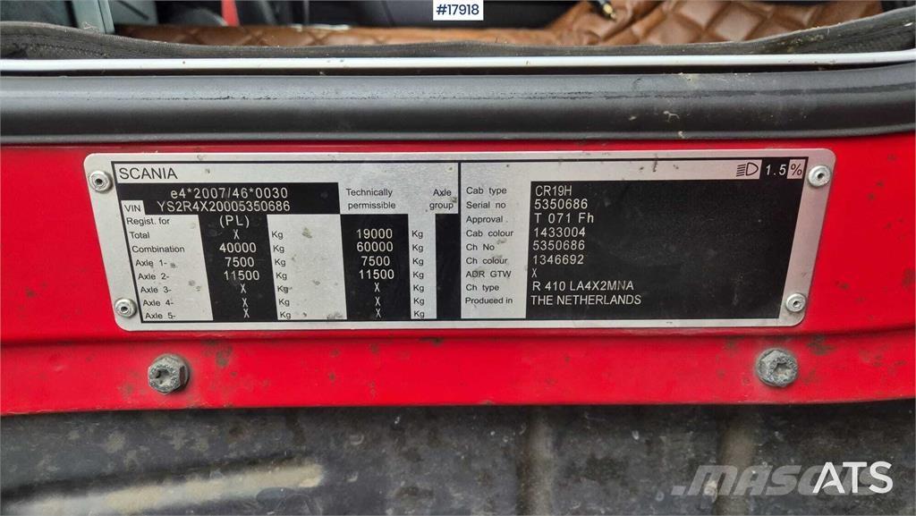 Scania R410 Tractor Units