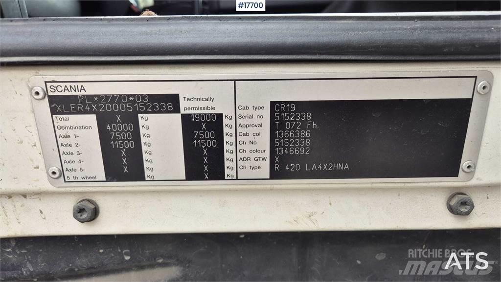 Scania R420 Tractor Units