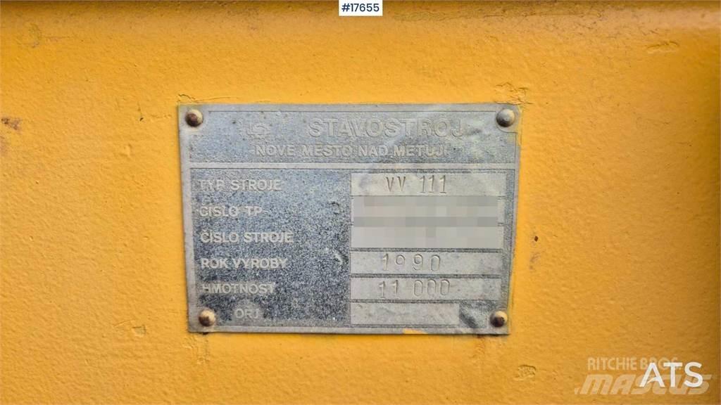 Stavostroj VV 111 Single drum rollers