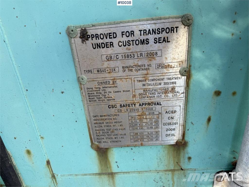  MS40-10X MS40-10X Special containers