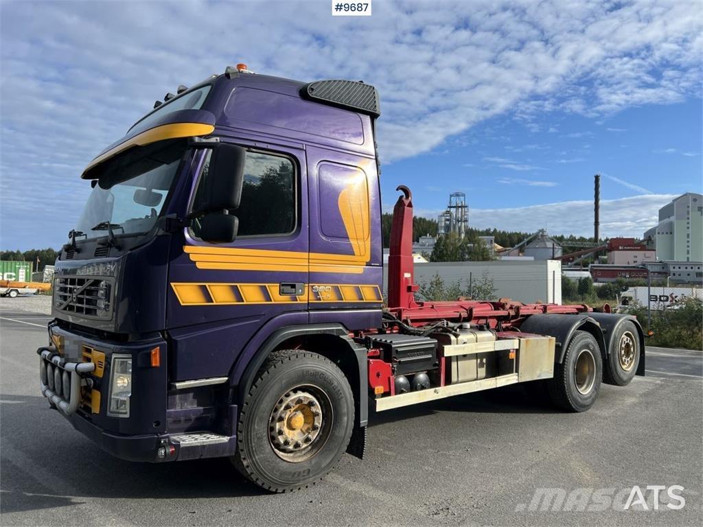 Volvo FM-380 6*2 Hook lift trucks