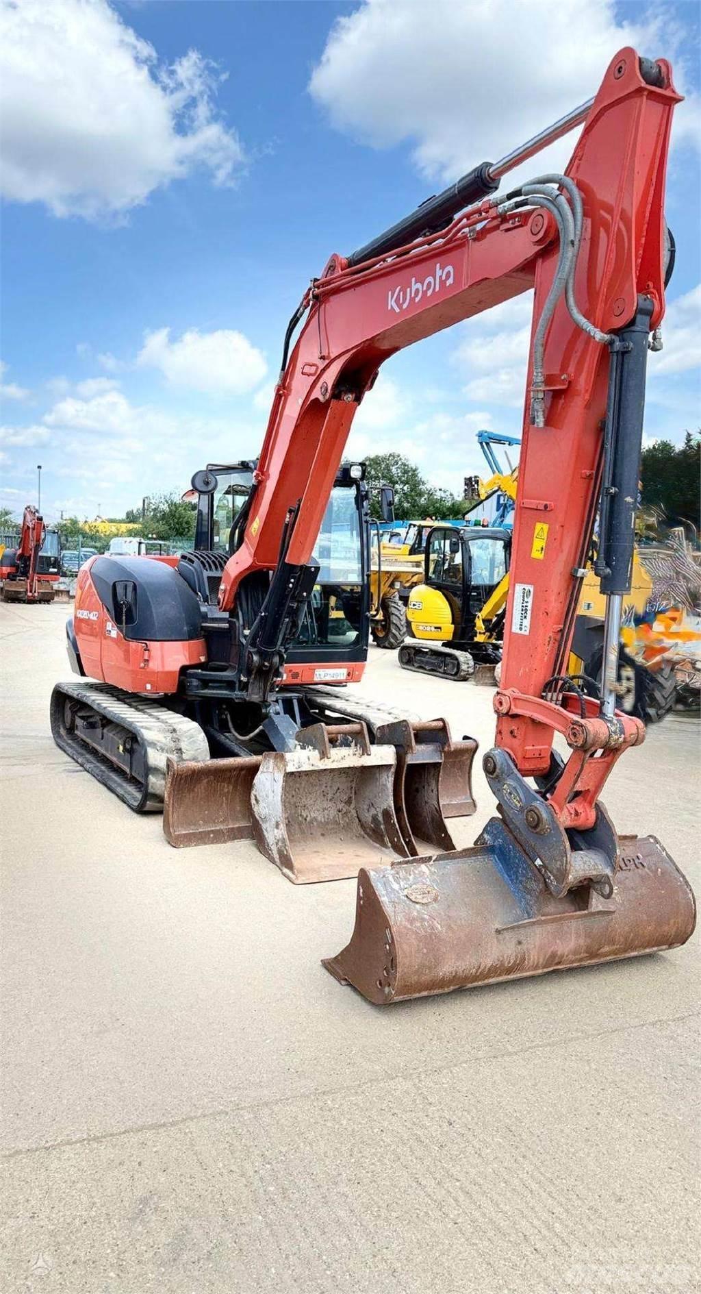 Kubota KX080-4 Crawler excavators