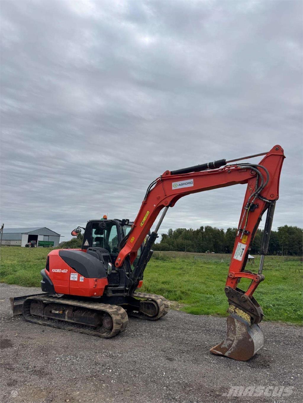 Kubota KX080-4a Crawler excavators