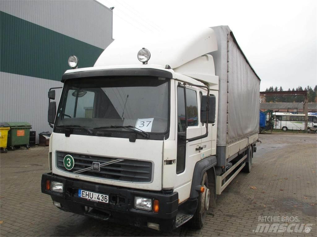 Volvo FL6 Curtainsider trucks