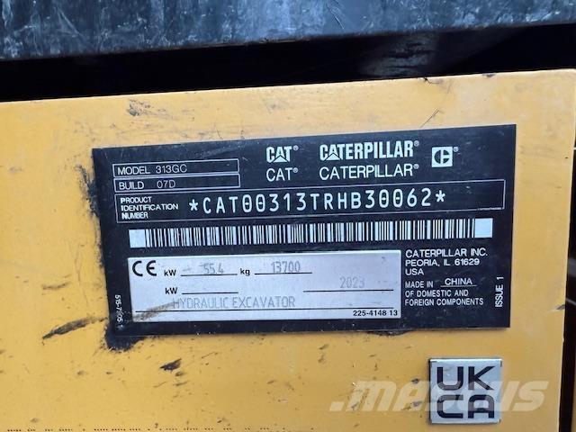 CAT 313-07 GC Crawler excavators