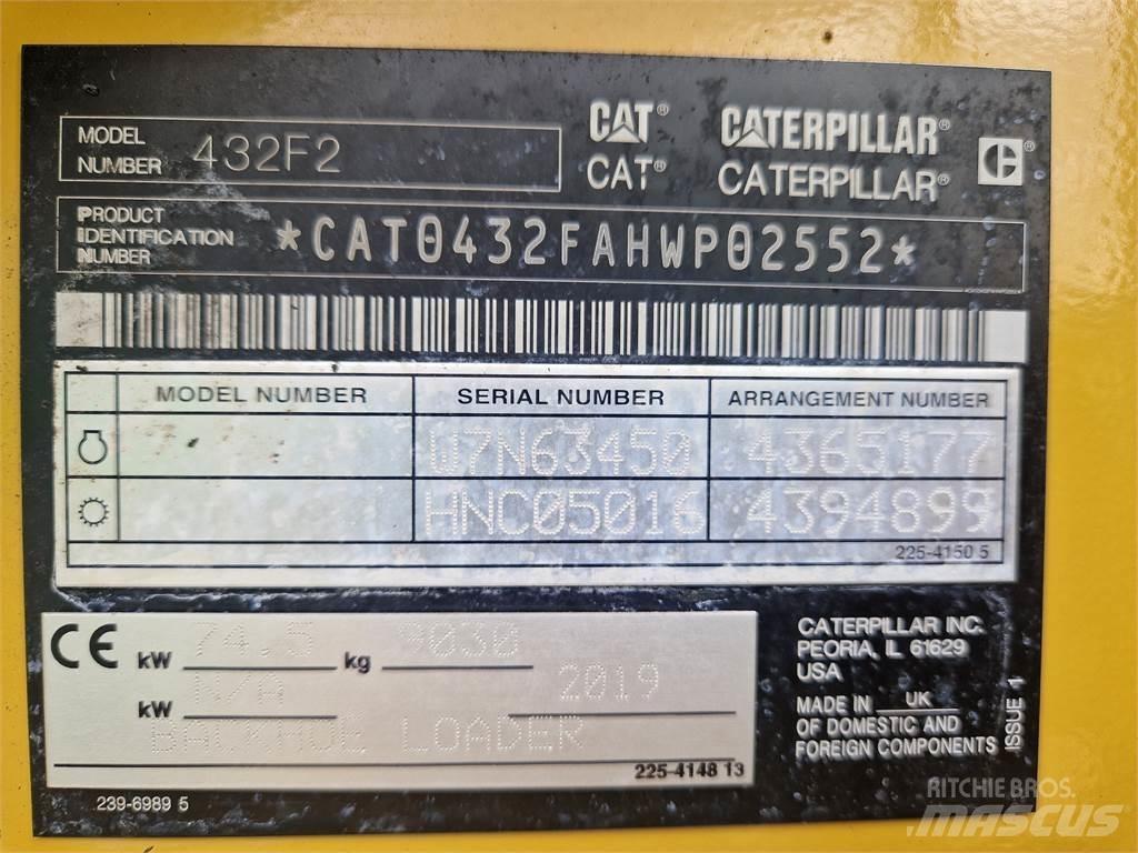 CAT 432F2 Backhoe loaders