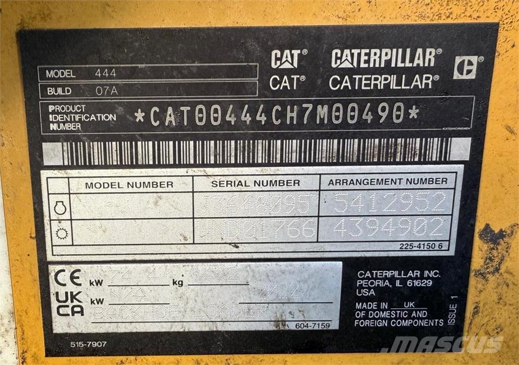 CAT 444 Backhoe loaders