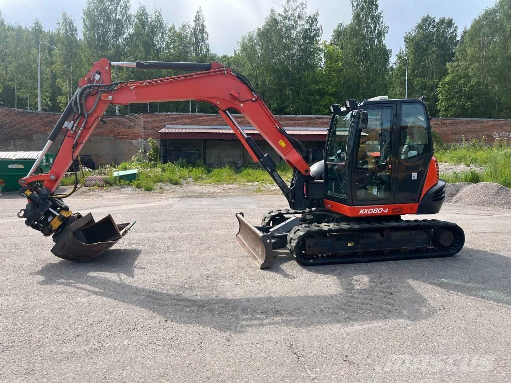 Kubota KX 080-4 Midi excavators  7t - 12t