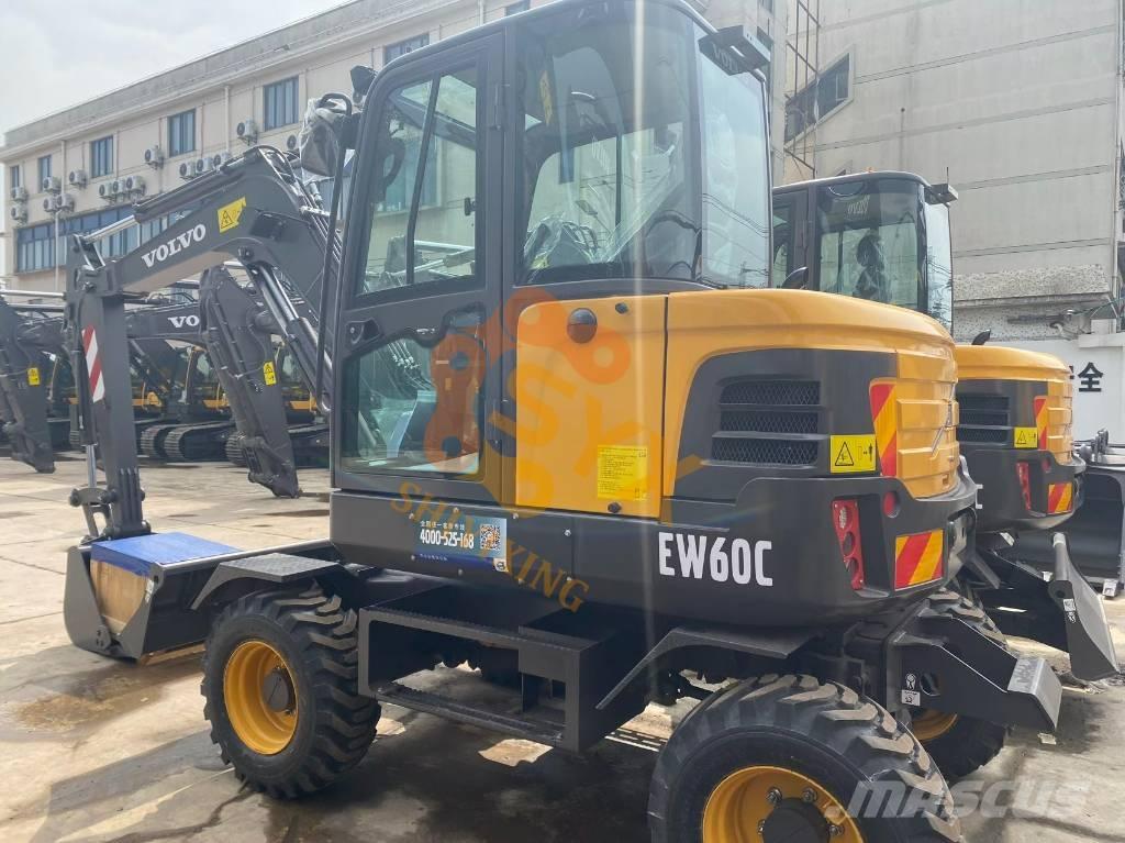 Volvo EW 60w vs Crawler excavators