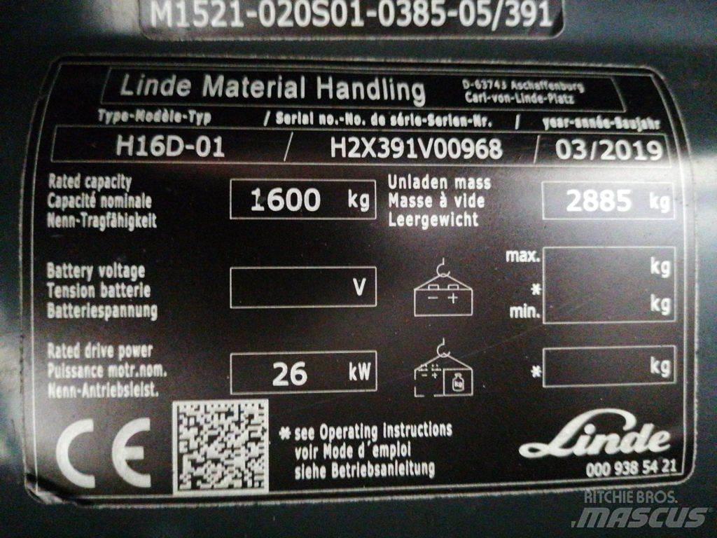 Linde H16D-01 Diesel trucks