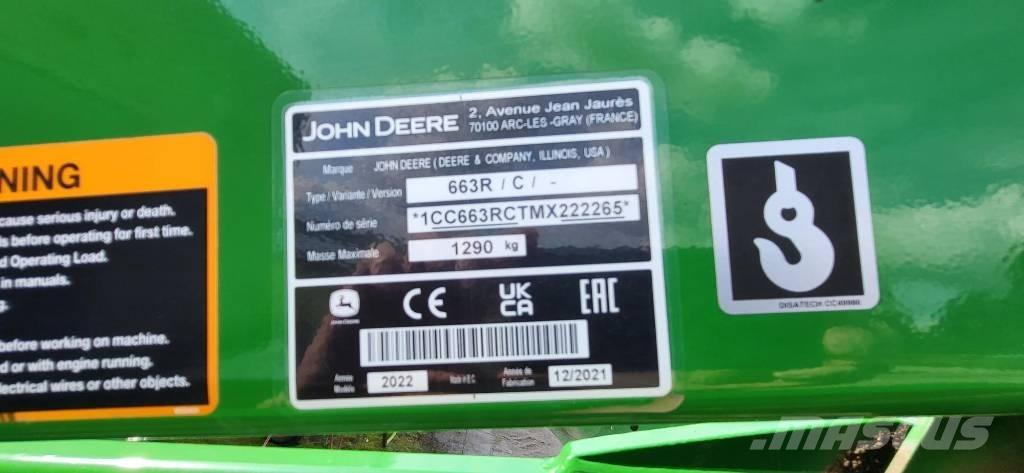 John Deere 663 R Front loader accessories