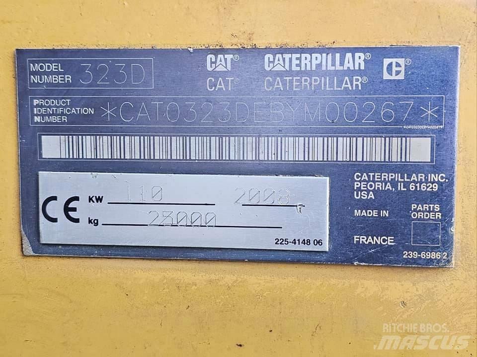 CAT 323 D L Crawler excavators