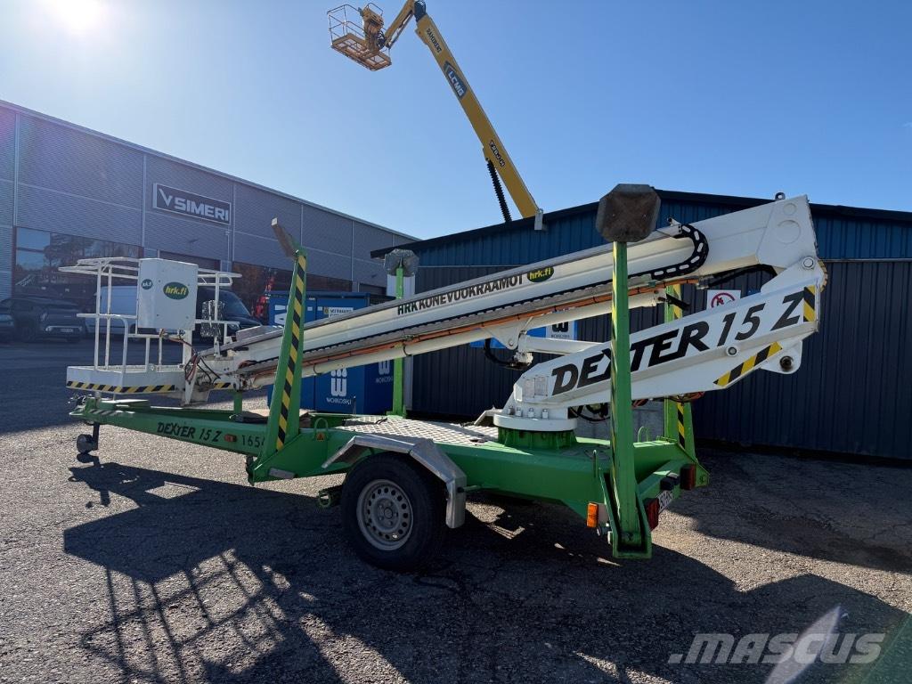 Dexter 15 Z Trailer mounted aerial platforms