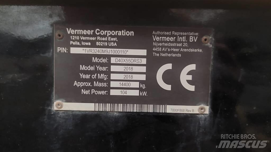 Vermeer D40x55 DR S3 Horizontal Directional Drilling Equipment