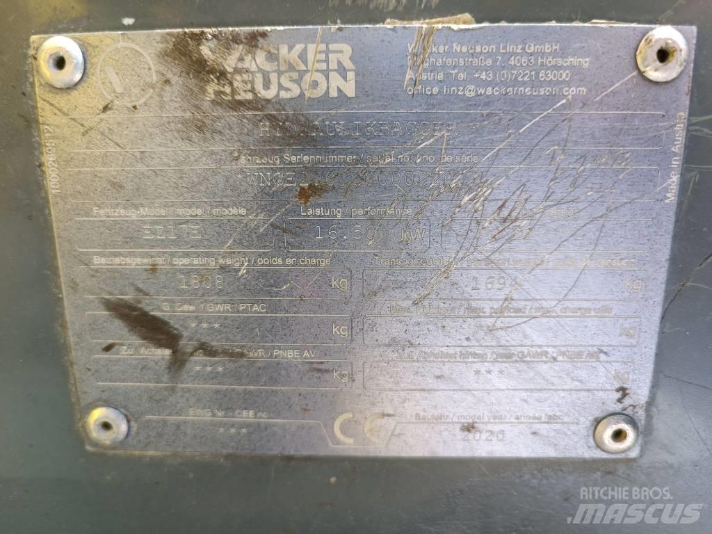 Wacker Neuson EZ17e Crawler excavators