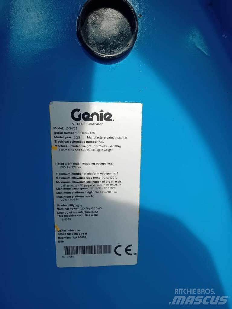 Genie Z 34/22 N Articulated boom lifts