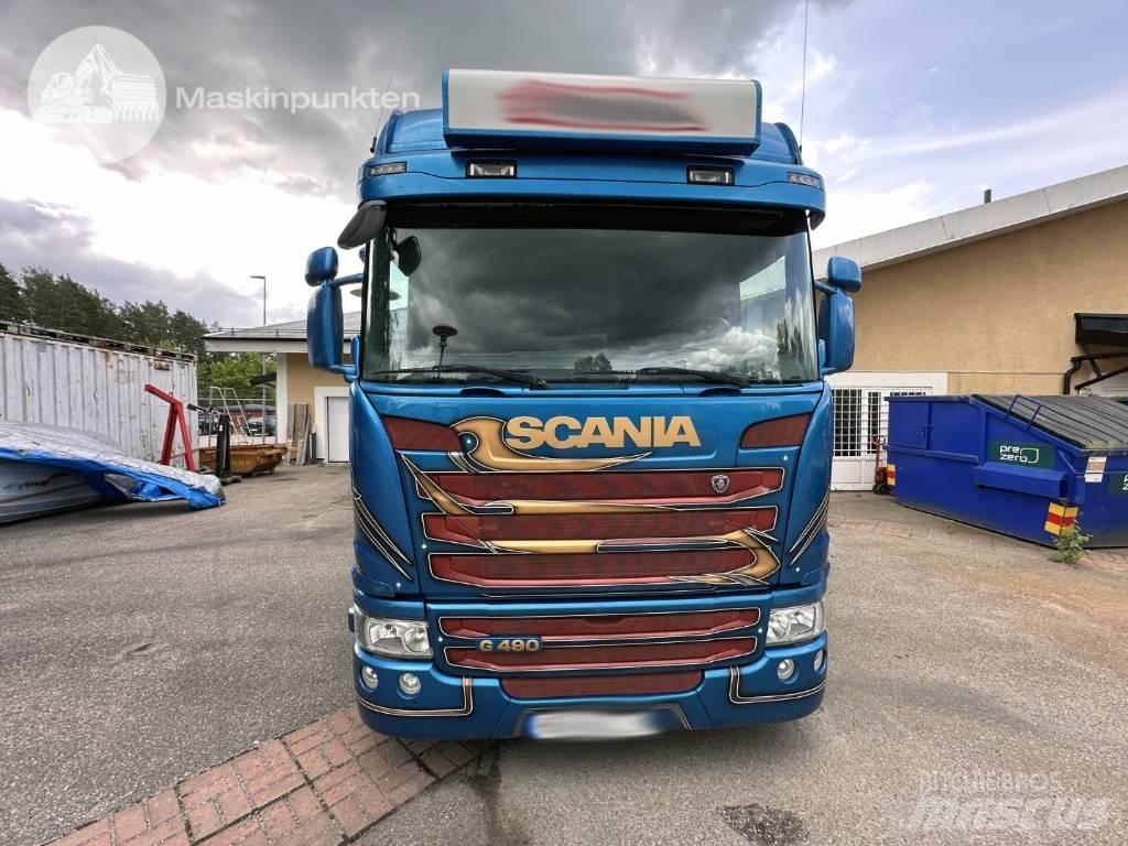 Scania G 490 Crane trucks
