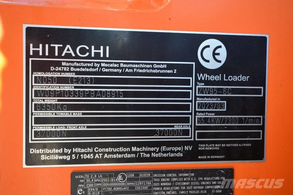 Hitachi ZW 95-6 C Wheel loaders