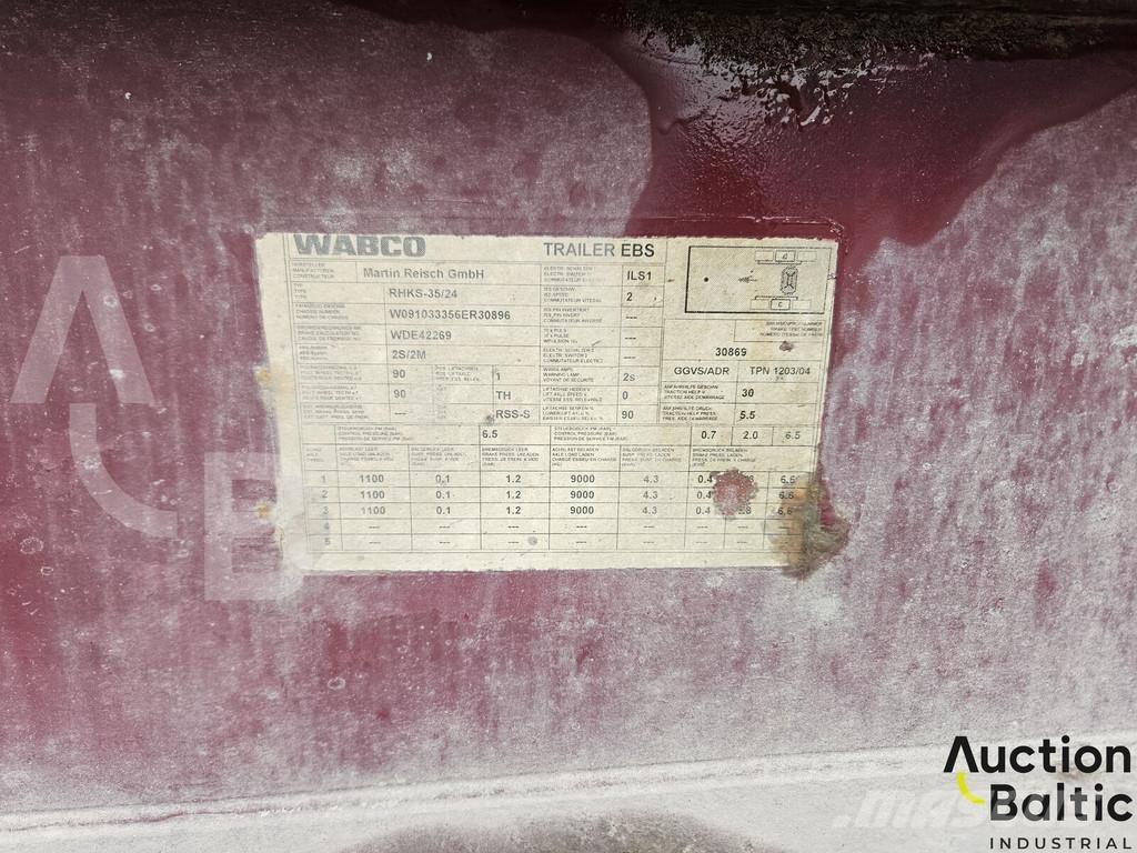 Reisch RHKS-35 Curtainsider semi-trailers